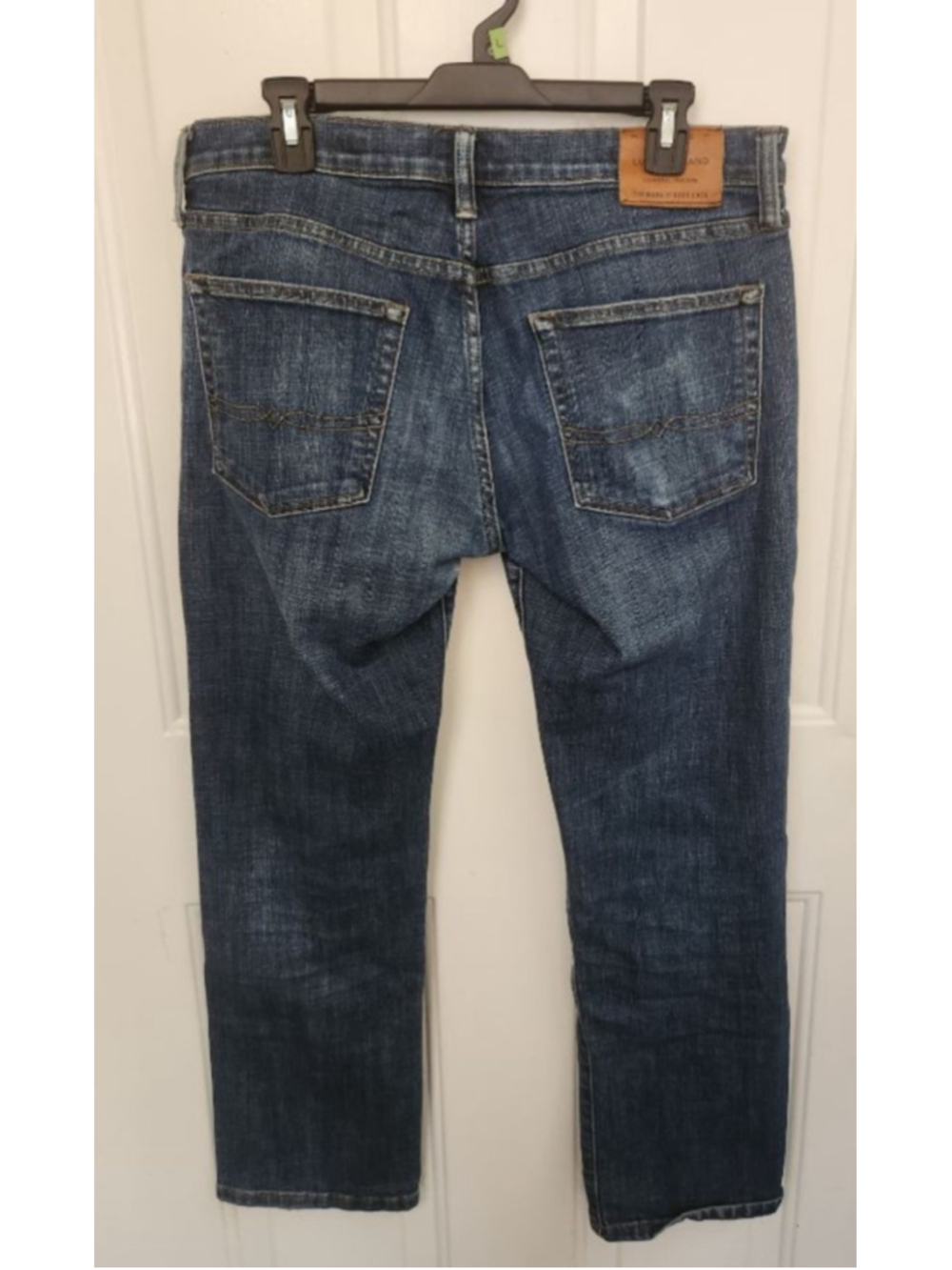 Lucky Brand Blue Slim Straight Jeans Waist 32 Inseam 30 - Picture 8 of 12